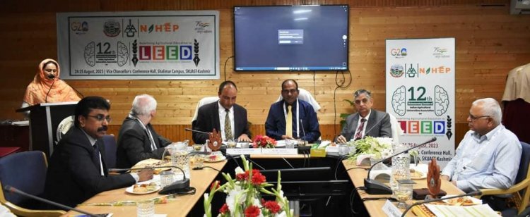 The 12th Brainstorming Session of IAUA for Vice-Chancellors of Agricultural Universities on "Redefining Agricultural Education to Leadership, Entrepreneurship, Employment and Discovery (LEED)" 