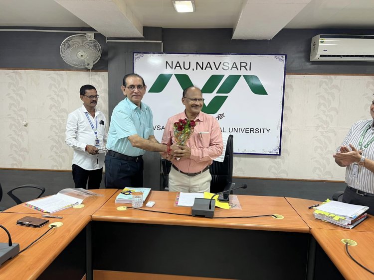 Hon'ble Vice-Chancellor Dr. Z. P. Patel chaired the 23rd Finance committee Meeting organized by Office of The Comptroller, on September 12, 2023.