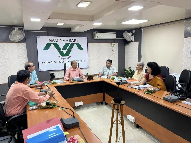 Hon'ble Vice-Chancellor Dr. Z. P. Patel chaired the 23rd Finance committee Meeting organized by Office of The Comptroller, on September 12, 2023.