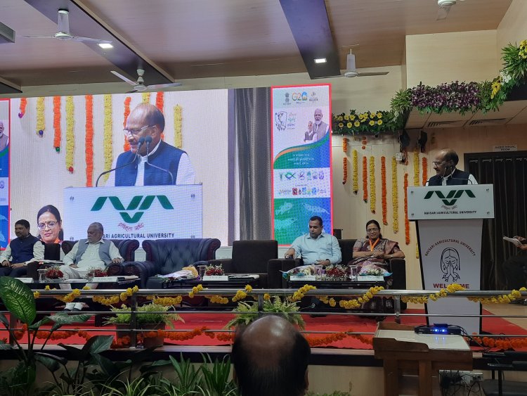 The "Shrimp Farmers Conclave 2023," organized by ICAR – Central Institute of Brackishwater Aquaculture, took place at Navsari Agricultural University on September 14, 2023.