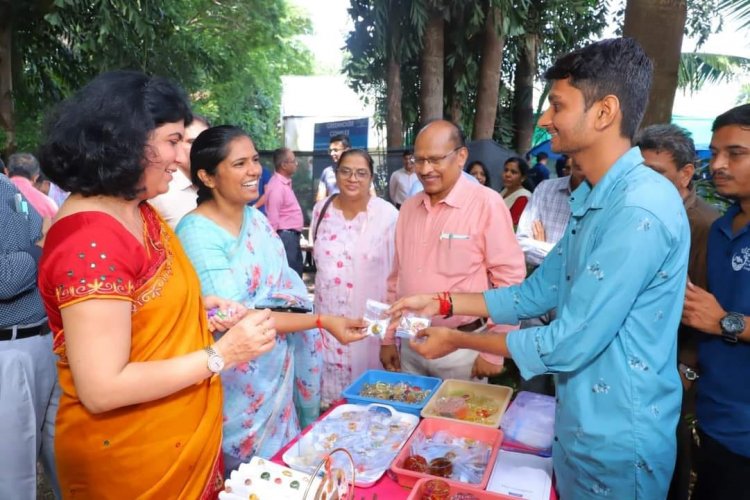 Hon'ble Vice-Chancellor Dr. Z. P. Patel inaugurated the exhibition cum Sale of 'Indoor Plants' on September 12, 2023 at ASPEE College of Horticulture. Ms. Pushpalata (IAS), District Development Officer graced the function as chief guest.
