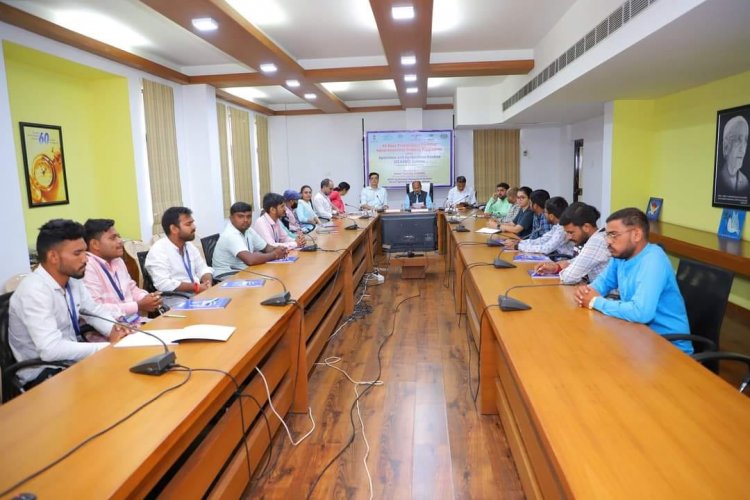 The inaugural ceremony of Second '45 Days Professional Certified Agripreneurship Training' Programme, organized by AAMMI Navsari, was held under the chairmanship of Hon’ble Vice-Chancellor Dr. Z. P. Patel on September 25, 2023.