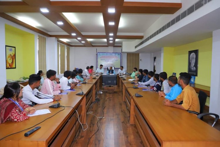 The inaugural ceremony of Second '45 Days Professional Certified Agripreneurship Training' Programme, organized by AAMMI Navsari, was held under the chairmanship of Hon’ble Vice-Chancellor Dr. Z. P. Patel on September 25, 2023.