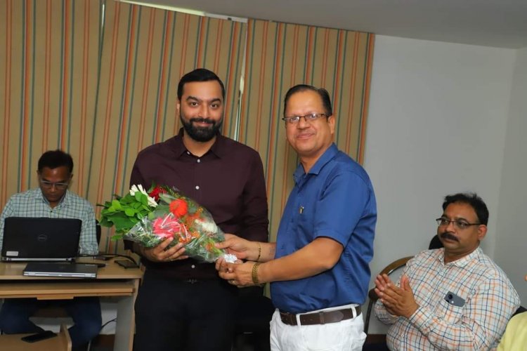 Hon'ble Vice-Chancellor Dr. Z. P. Patel presided over the inaugural function of the workshop on 'National Agricultural Research and Education System-Blended Learning Platform (NARES-BLP)' jointly organised by NAU in collaboration with ICAR-IASRI on September 22, 2023 at NAU