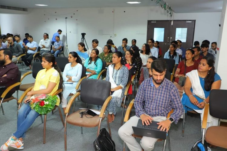 Hon'ble Vice-Chancellor Dr. Z. P. Patel presided over the inaugural function of the workshop on 'National Agricultural Research and Education System-Blended Learning Platform (NARES-BLP)' jointly organised by NAU in collaboration with ICAR-IASRI on September 22, 2023 at NAU