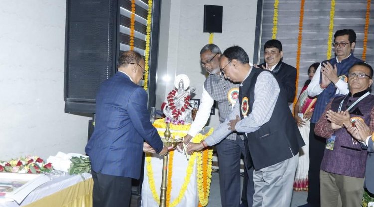 The inaugural function of 3 days National conference on ‘Transformation of Agro-technologies for Enhancing Production under Diverse Agroecosystem’ organized by College of Agriculture, Waghai in association with Indian society of Agronomy- Navsari 