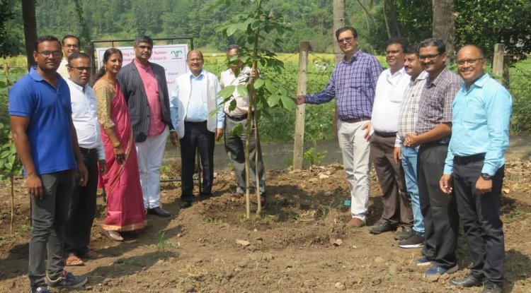 The 'Rubber Plantation Ceremony' held at Rambhas Farm, HMRS, Waghai on October 19, 2023, was graced by the esteemed presence of Hon’ble Vice-Chancellor Dr. Z. P. Patel. 