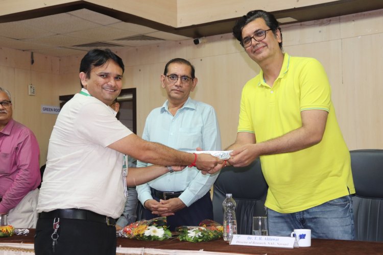 On September 21, 2023 The Centralized IT Device Purchase distribution program was conducted under the distinguished Leadership of the Honorable Vice Chancellor, Dr. Z. P. Patel Sir