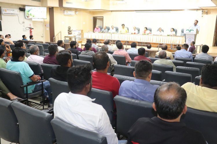 On September 21, 2023 The Centralized IT Device Purchase distribution program was conducted under the distinguished Leadership of the Honorable Vice Chancellor, Dr. Z. P. Patel Sir