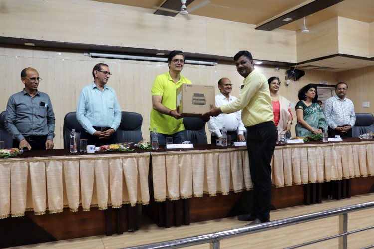 On September 21, 2023 The Centralized IT Device Purchase distribution program was conducted under the distinguished Leadership of the Honorable Vice Chancellor, Dr. Z. P. Patel Sir