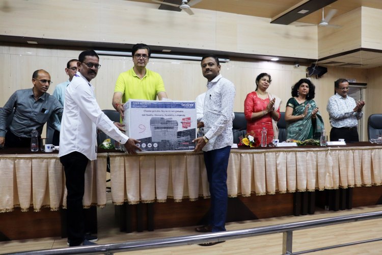 On September 21, 2023 The Centralized IT Device Purchase distribution program was conducted under the distinguished Leadership of the Honorable Vice Chancellor, Dr. Z. P. Patel Sir