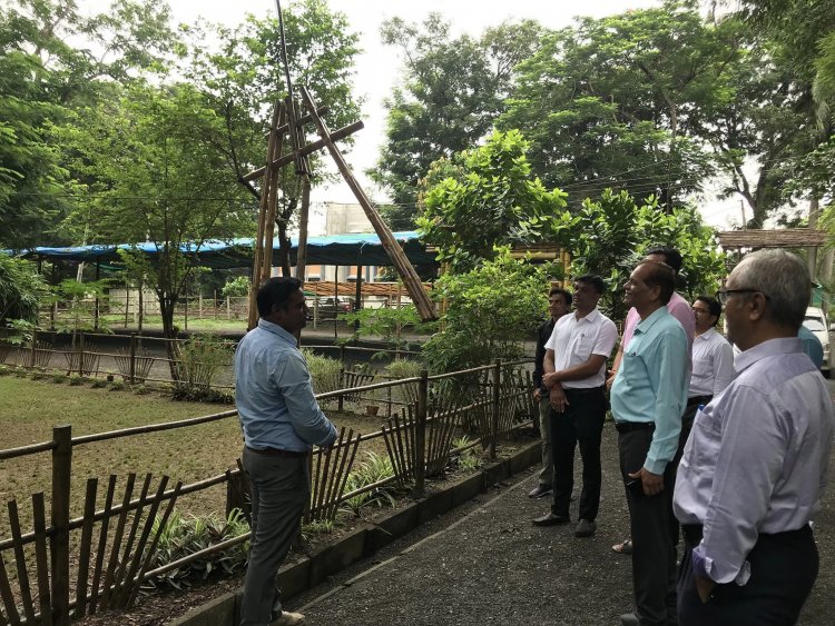 Shri P. D. Palsana, Joint secretary (Agriculture University), Agriculture, Farmers Welfare & Co-Operation Department, Govt. of Gujarat visited various centers of NAU during his official visit to Navsari on September 27, 2023.