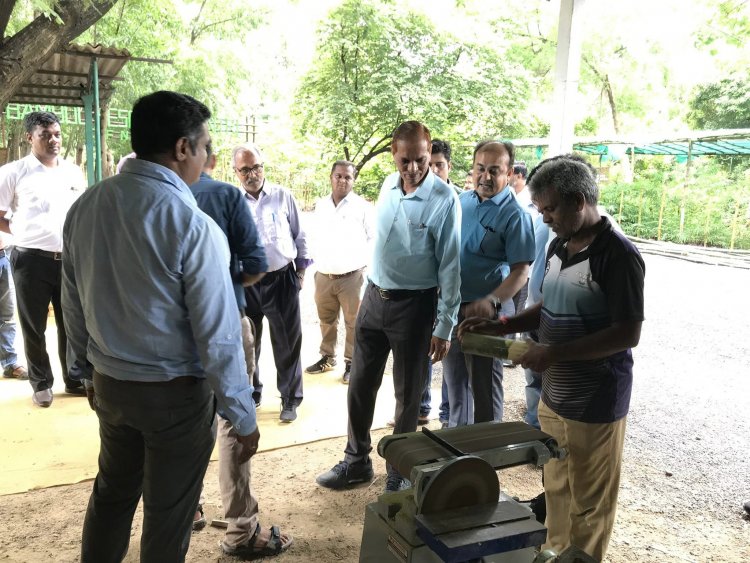 Shri P. D. Palsana, Joint secretary (Agriculture University), Agriculture, Farmers Welfare & Co-Operation Department, Govt. of Gujarat visited various centers of NAU during his official visit to Navsari on September 27, 2023.