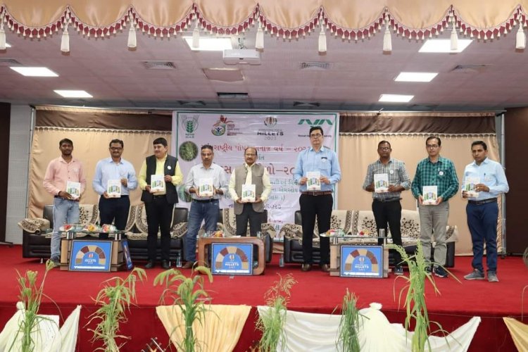 To mark the Celebration of the International Year of Millets-2023, the 'Millets Krishi Mela' was organized at Hill Millet Research Station, Waghai on September 03, 2023.