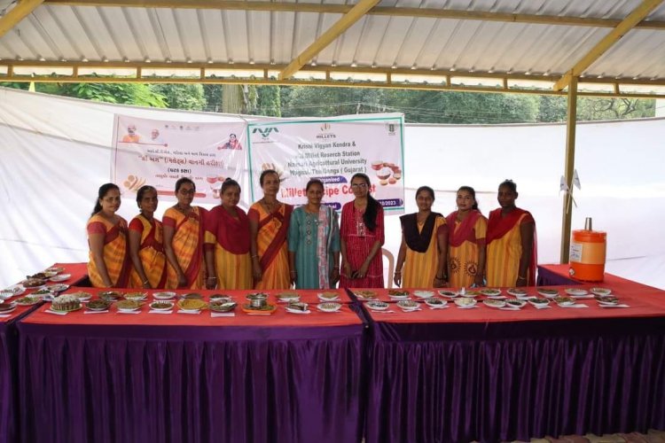 To mark the Celebration of the International Year of Millets-2023, the 'Millets Krishi Mela' was organized at Hill Millet Research Station, Waghai on September 03, 2023.