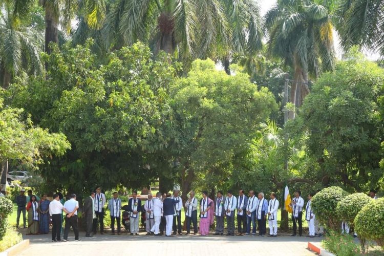 Hon'ble Vice-Chancellor Dr. Z. P. Patel presided over the “First Polytechnic Passing Out Ceremony” held on October 05, 2023, at the Central Examination Hall, Navsari.