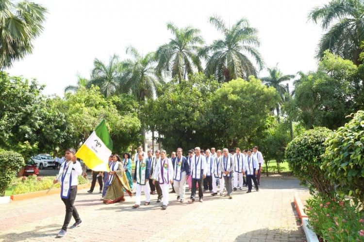 Hon'ble Vice-Chancellor Dr. Z. P. Patel presided over the “First Polytechnic Passing Out Ceremony” held on October 05, 2023, at the Central Examination Hall, Navsari.