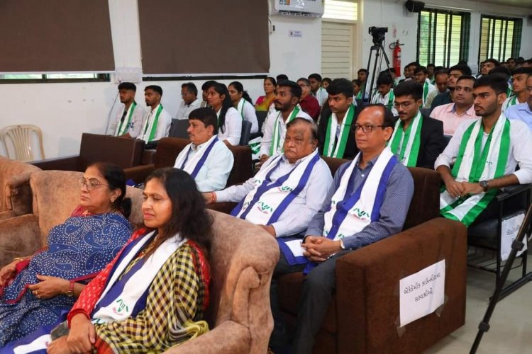 Hon'ble Vice-Chancellor Dr. Z. P. Patel presided over the “First Polytechnic Passing Out Ceremony” held on October 05, 2023, at the Central Examination Hall, Navsari.