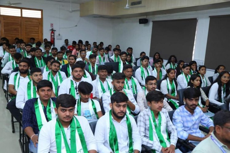 Hon'ble Vice-Chancellor Dr. Z. P. Patel presided over the “First Polytechnic Passing Out Ceremony” held on October 05, 2023, at the Central Examination Hall, Navsari.