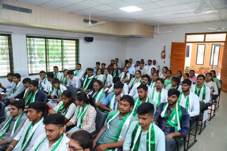 Hon'ble Vice-Chancellor Dr. Z. P. Patel presided over the “First Polytechnic Passing Out Ceremony” held on October 05, 2023, at the Central Examination Hall, Navsari.