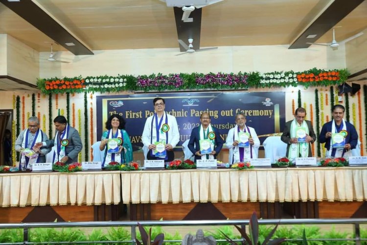 Hon'ble Vice-Chancellor Dr. Z. P. Patel presided over the “First Polytechnic Passing Out Ceremony” held on October 05, 2023, at the Central Examination Hall, Navsari.