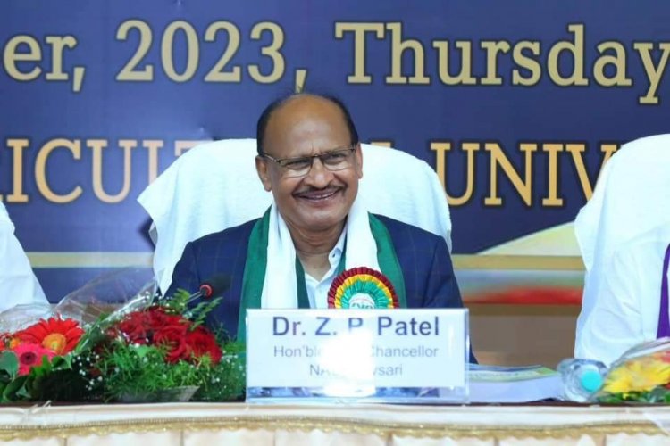 Hon'ble Vice-Chancellor Dr. Z. P. Patel presided over the “First Polytechnic Passing Out Ceremony” held on October 05, 2023, at the Central Examination Hall, Navsari.