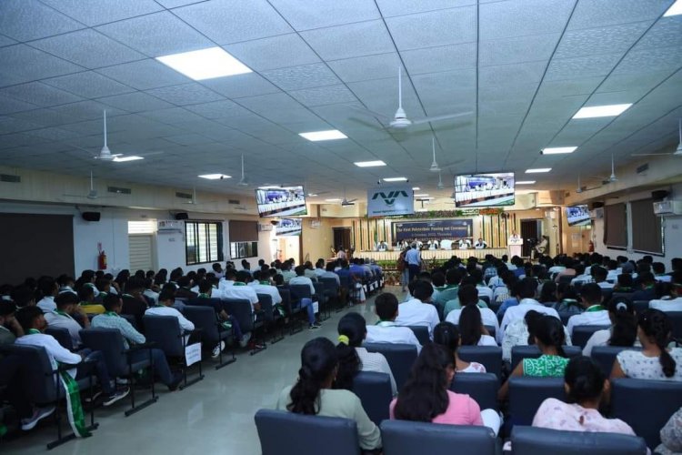 Hon'ble Vice-Chancellor Dr. Z. P. Patel presided over the “First Polytechnic Passing Out Ceremony” held on October 05, 2023, at the Central Examination Hall, Navsari.