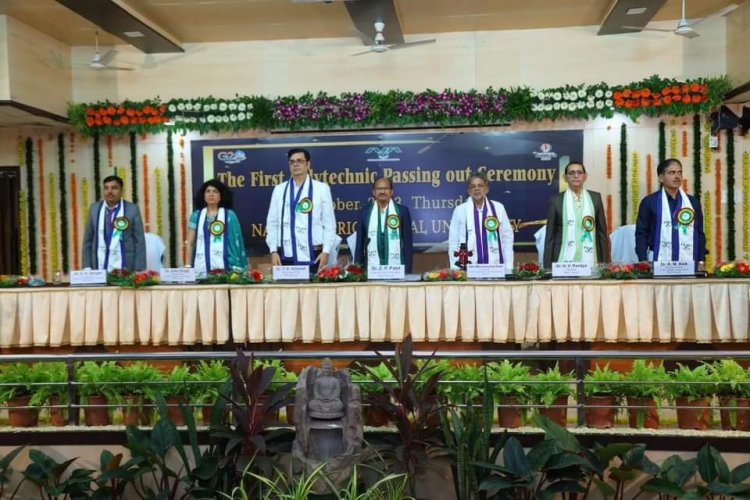 Hon'ble Vice-Chancellor Dr. Z. P. Patel presided over the “First Polytechnic Passing Out Ceremony” held on October 05, 2023, at the Central Examination Hall, Navsari.