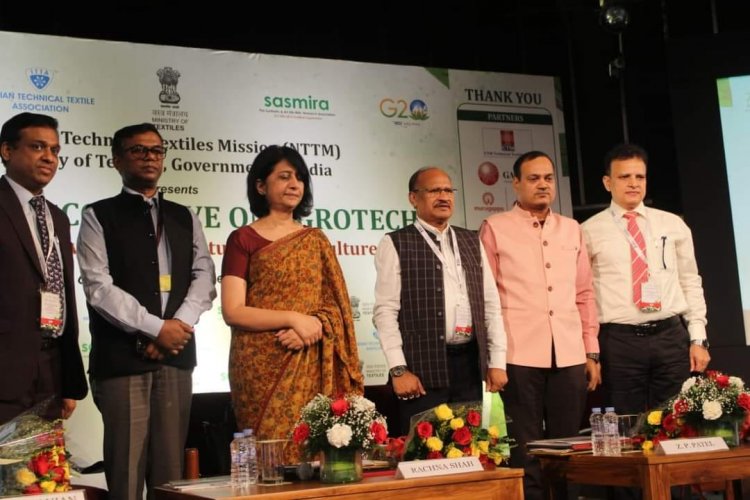 Ministry of Textiles, under its flagship scheme National Technical Textiles Mission (NTTM), organized National Conclave on Agrotech emphasizing on the importance of accelerating productivity of agriculture & horticulture products in India in association with ITTA and SASMIRA