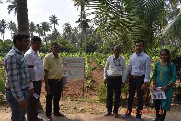 Dr. Prakash Patil, Project Coordinator (Fruits), AICRP, ICAR-IIHR, Bengaluru, paid a visit to the Hon’ble Vice-Chancellor, Dr. Z. P. Patel, during his official trip to NAU Navsari on October 10, 2023. 