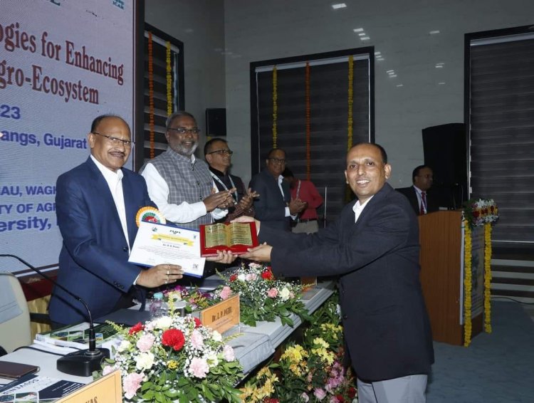 The inaugural function of 3 days National conference on ‘Transformation of Agro-technologies for Enhancing Production under Diverse Agroecosystem’ organized by College of Agriculture, Waghai in association with Indian society of Agronomy- Navsari 