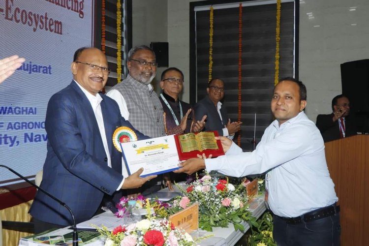 The inaugural function of 3 days National conference on ‘Transformation of Agro-technologies for Enhancing Production under Diverse Agroecosystem’ organized by College of Agriculture, Waghai in association with Indian society of Agronomy- Navsari 