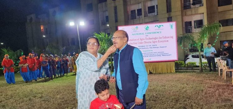 The organizers of the National Conference on 'Transformation of Agro-technologies for Enhancing Production under Diverse Agro-ecosystem' arranged a special program to commemorate Dr. Z. P. Patel sir's three years as the Vice-Chancellor of Navsari Agricultural University. 