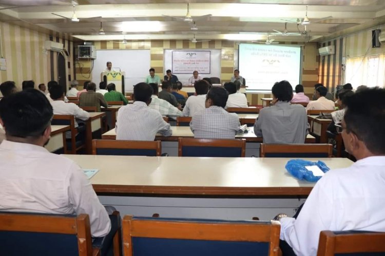 The 34th ZREAC meeting convened under the chairmanship of Hon'ble Vice-Chancellor Dr. Z. P. Patel at SSK, Navsari on October 17, 2023.