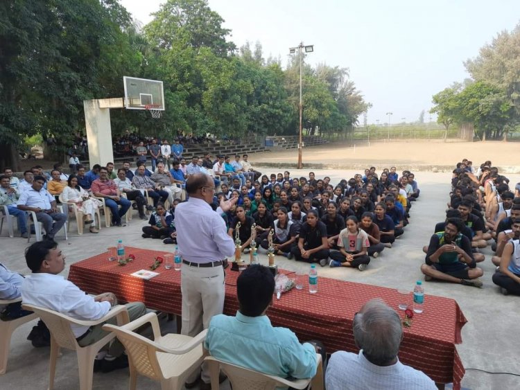 Hon'ble Vice-Chancellor Dr. Z. P. Patel inaugurated the 'Intercollegiate Basketball & Volleyball Tournament- 2023-24' of NAU Navsari on October 17, 2023. 