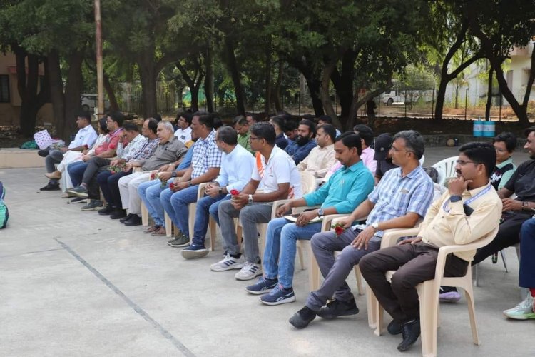 Hon'ble Vice-Chancellor Dr. Z. P. Patel inaugurated the 'Intercollegiate Basketball & Volleyball Tournament- 2023-24' of NAU Navsari on October 17, 2023. 