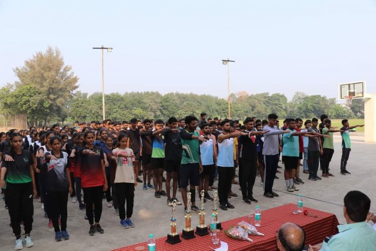 Hon'ble Vice-Chancellor Dr. Z. P. Patel inaugurated the 'Intercollegiate Basketball & Volleyball Tournament- 2023-24' of NAU Navsari on October 17, 2023. 