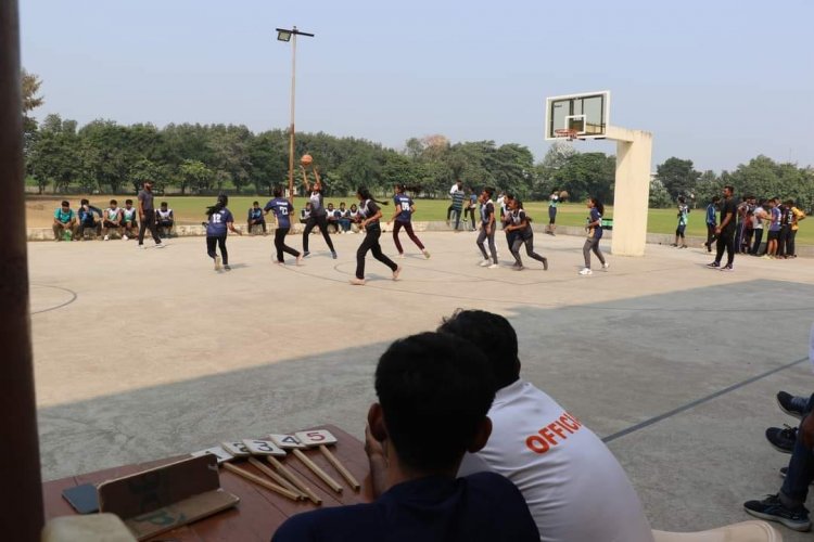 Hon'ble Vice-Chancellor Dr. Z. P. Patel inaugurated the 'Intercollegiate Basketball & Volleyball Tournament- 2023-24' of NAU Navsari on October 17, 2023. 