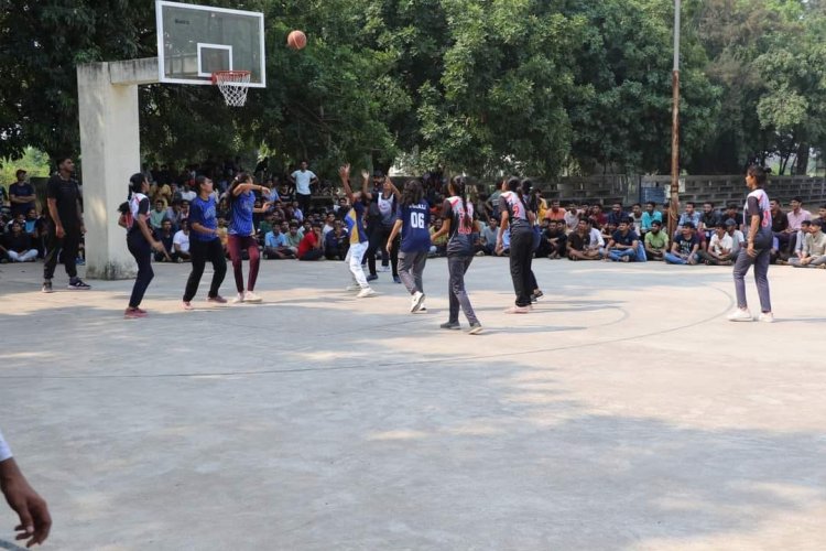 Hon'ble Vice-Chancellor Dr. Z. P. Patel inaugurated the 'Intercollegiate Basketball & Volleyball Tournament- 2023-24' of NAU Navsari on October 17, 2023. 