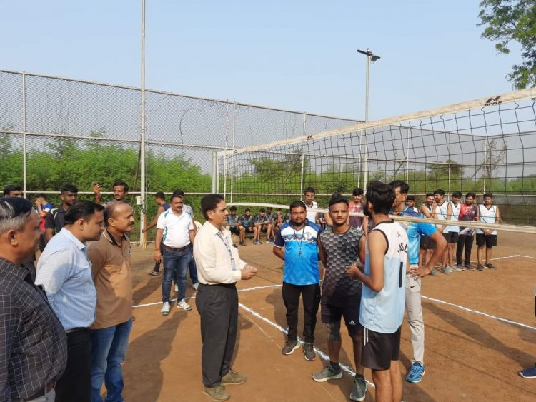 Hon'ble Vice-Chancellor Dr. Z. P. Patel inaugurated the 'Intercollegiate Basketball & Volleyball Tournament- 2023-24' of NAU Navsari on October 17, 2023. 