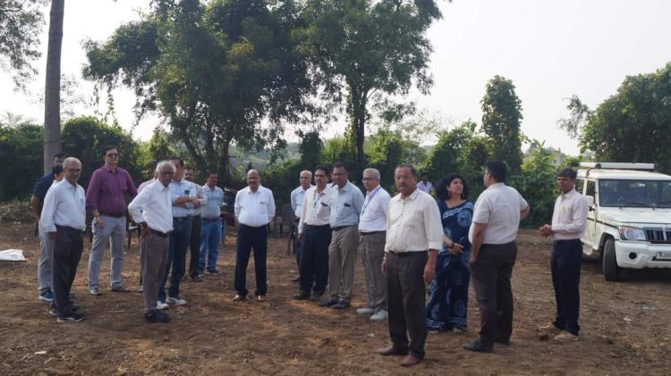 Mango plantation was done by Hon’ble Vice-Chancellor Dr. Z. P. Patel along with other dignitaries at Natural farming project location at main Campus of NAU on October 18, 2023. 