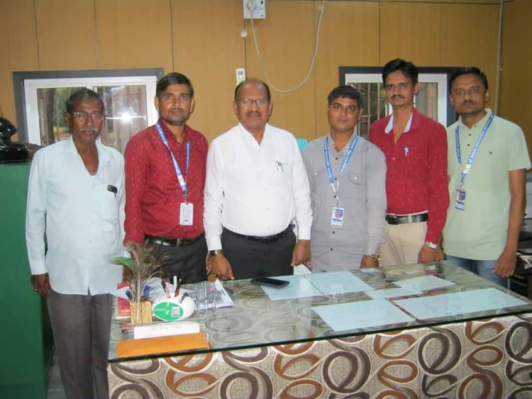 Hon’ble Vice-Chancellor Dr. Z. P. Patel along with Dr. V. R. Naik, ADR visited Cotton Wilt Research Station, Hansot on October 20, 2023.