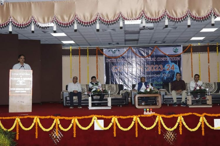 Hon’ble Vice-Chancellor Dr. Z. P. Patel inaugurated the Intercollegiate cultural and literary events competition (Gunjan 2023) of NAU Navsari, organized by College of Agriculture, Waghai 