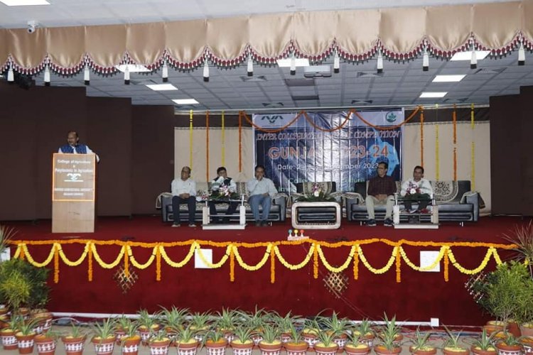 Hon’ble Vice-Chancellor Dr. Z. P. Patel inaugurated the Intercollegiate cultural and literary events competition (Gunjan 2023) of NAU Navsari, organized by College of Agriculture, Waghai 