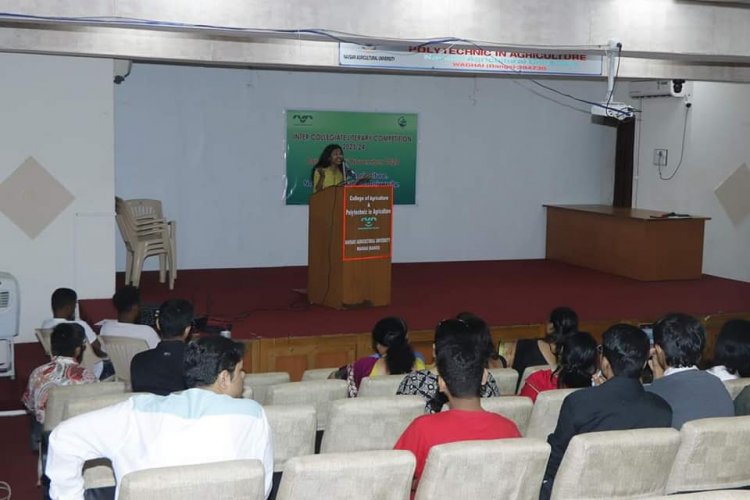 Hon’ble Vice-Chancellor Dr. Z. P. Patel inaugurated the Intercollegiate cultural and literary events competition (Gunjan 2023) of NAU Navsari, organized by College of Agriculture, Waghai 