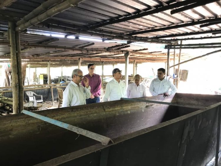 Shri A. K. Rakesh (IAS), Additional Chief Secretary, Agriculture, Farmers Welfare & Co-operation Department, Government of Gujarat visited various centers of NAU during his official visit to Navsari 