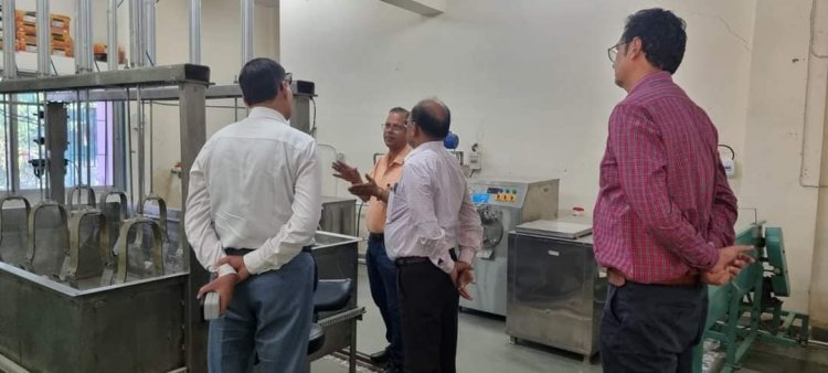 Shri A. K. Rakesh (IAS), Additional Chief Secretary, Agriculture, Farmers Welfare & Co-operation Department, Government of Gujarat visited various centers of NAU during his official visit to Navsari 