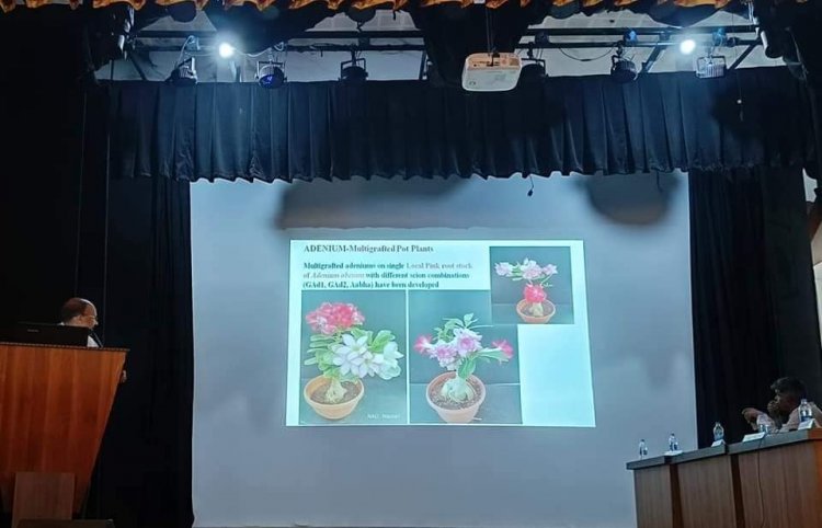 Hon'ble Vice Chancellor Dr. Z. P. Patel chaired the technical session on 'Use of rootstocks in horticulture' at the Indian Horticulture Congress -2023