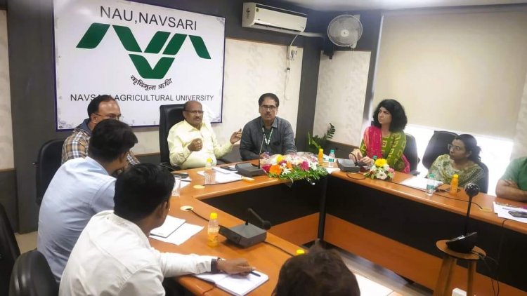 8th Annual Meeting of University Placement & Counselling Cell of NAU, Navsari was held under the Chairmanship of Hon’ble Vice-Chancellor Dr. Z. P. Patel on December 12, 2023