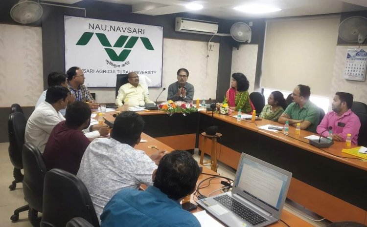 8th Annual Meeting of University Placement & Counselling Cell of NAU, Navsari was held under the Chairmanship of Hon’ble Vice-Chancellor Dr. Z. P. Patel on December 12, 2023